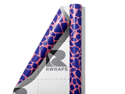 Indigo  Cobblestone Wrap Film Sheets~Rwraps Series 914 Indigo  Cobblestone Scrolled Sheet~4