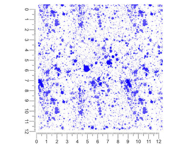indigo raindrops paint splatter 1ft x 1ft Craft Sheets