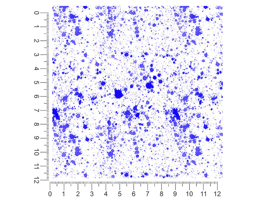 indigo raindrops paint splatter 1ft x 1ft Craft Sheets