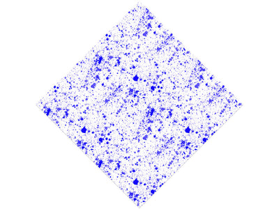 Indigo Raindrops Paint Splatter Vinyl Wrap Pattern