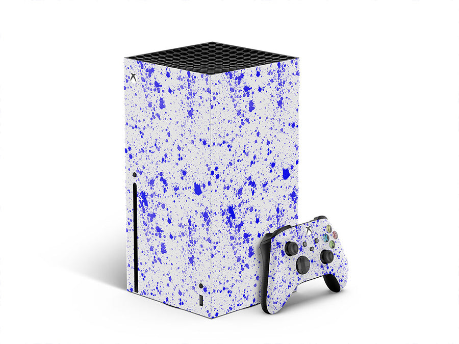 indigo raindrops paint splatter XBOX DIY Decal