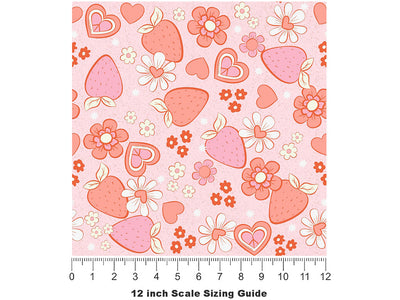 Indulgent Amour Fruit Vinyl Film Pattern Size 12 inch Scale~Rwraps Indulgent Amour Fruit Sizing Chart~2