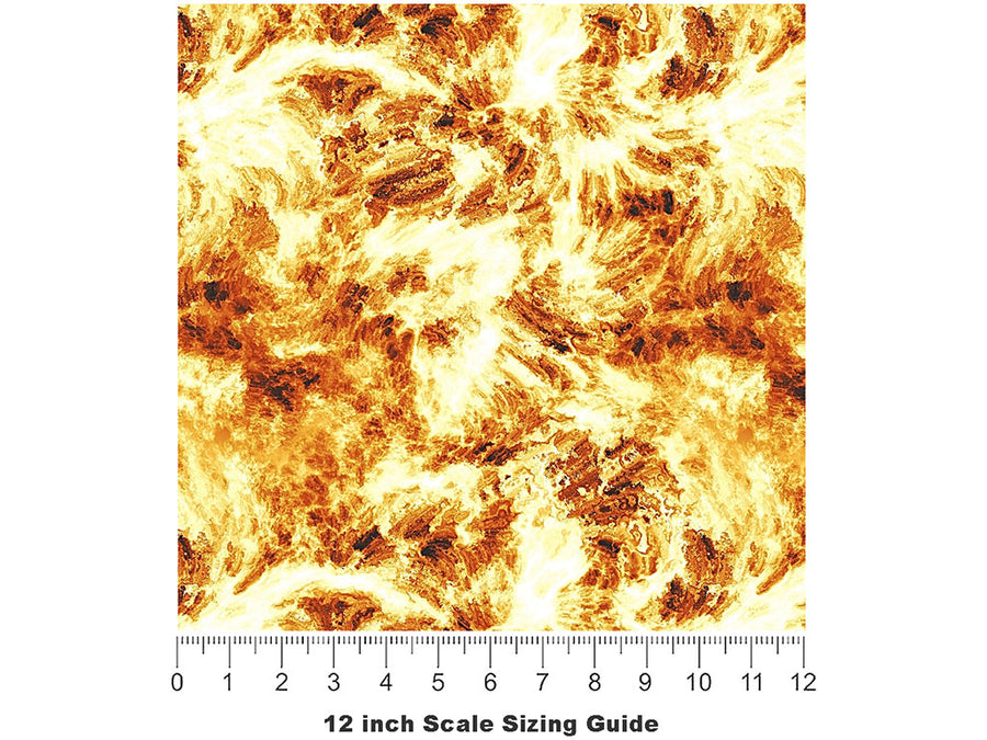 Infernal Majesty Lava Vinyl Film Pattern Size 12 inch Scale~Rwraps Infernal Majesty Lava Sizing Chart~2