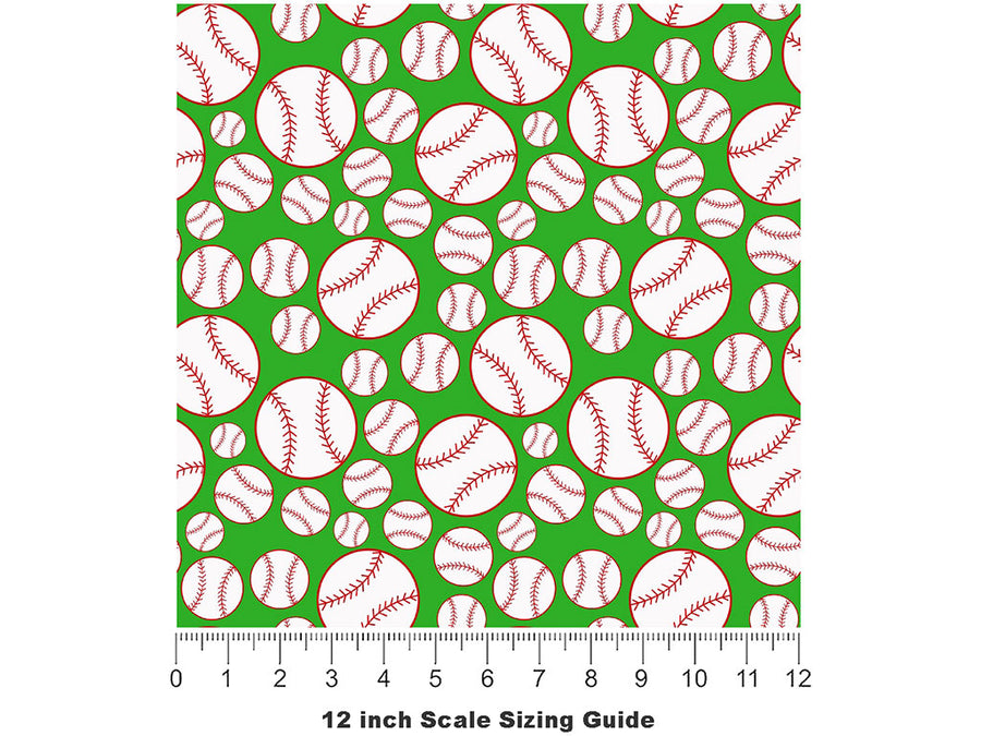 Infield Views Sport Vinyl Film Pattern Size 12 inch Scale~Rwraps Infield Views Sport Sizing Chart~2
