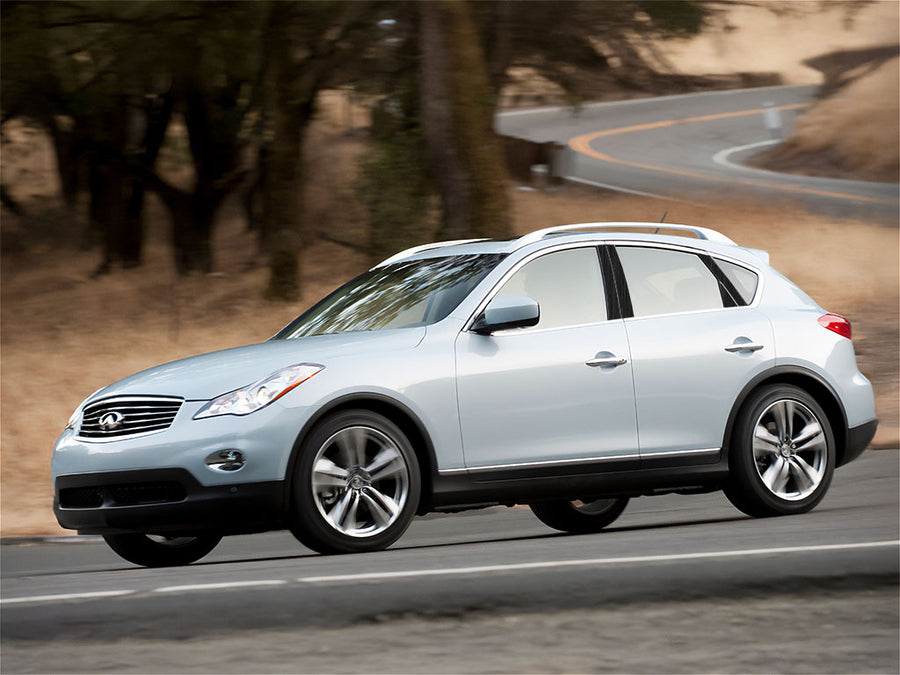 infiniti ex37 2013-2013 Brushed Aluminum Black Pillar Trim