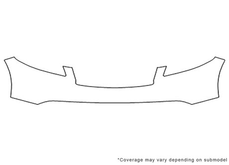 fx35 Avery Dennison Clear Bra Bumper Precut PPF Diagram