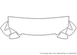 fx35 3M Clear Bra Hood Precut PPF Diagram