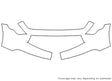 fx35 3M Clear Bra Bumper Precut PPF Diagram
