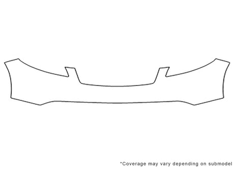 fx45 Avery Dennison Clear Bra Bumper Precut PPF Diagram