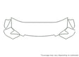 fx45 Avery Dennison Clear Bra Hood Precut PPF Diagram