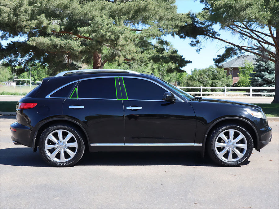 infiniti fx45 2003-2008 Pillar Post Trim Installation Location