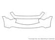 fx50 Avery Dennison Clear Bra Bumper Precut PPF Diagram