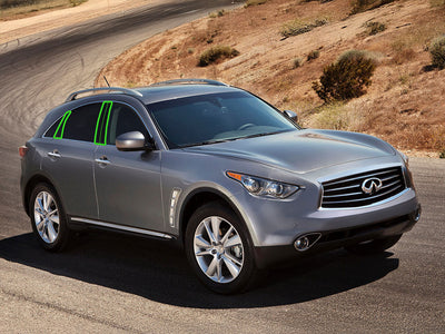 infiniti fx50 2009-2013 Pillar Post Trim Installation Location