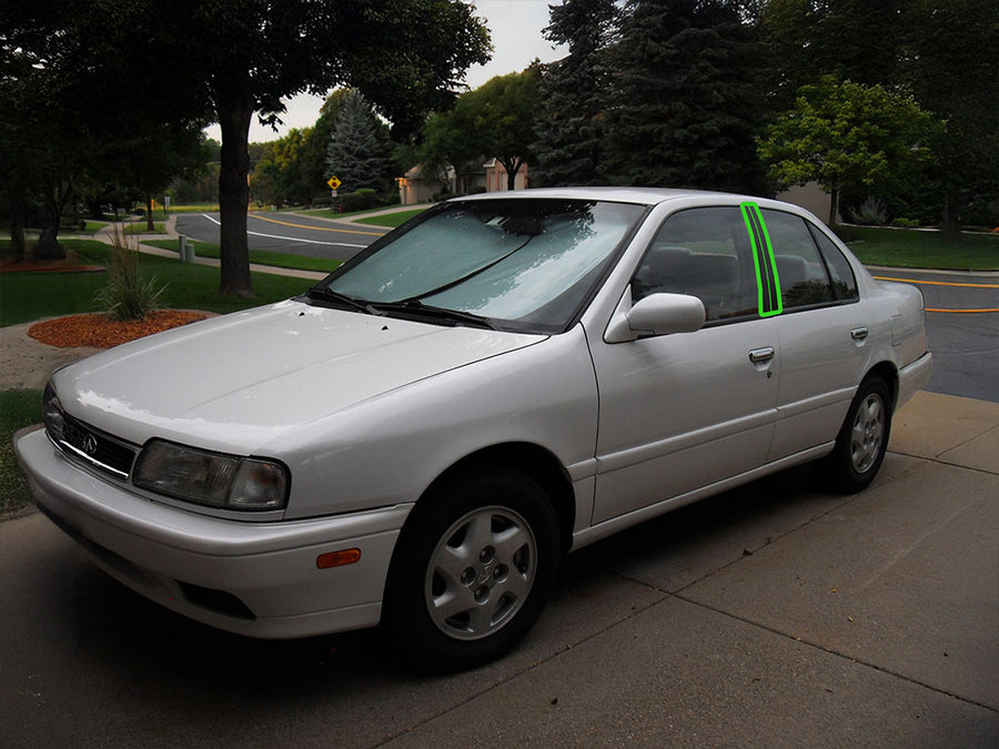 infiniti g20 1991-1996 Pillar Post Trim Installation Location