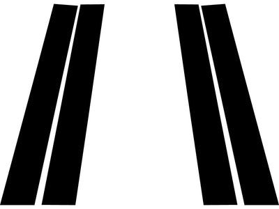 infiniti g20 1991-1996 Carbon Fiber Pillar Trim Diagram