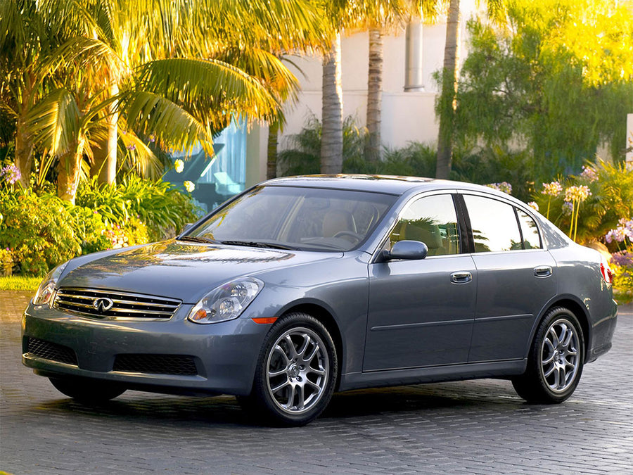 infiniti g35 2003-2006 Matte Black Pillar Trim