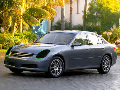 infiniti g35 2003-2006 (sedan) Headlight Tint Location