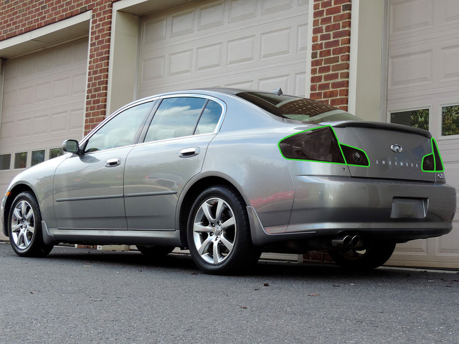 g35 (sedan) Tail Light Tint Installation Points