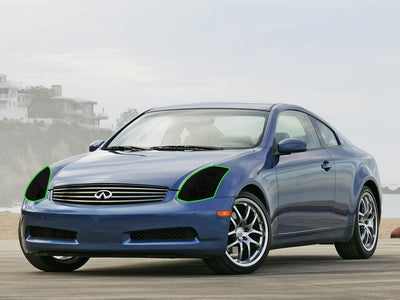 infiniti g35 2003-2007 (coupe) Headlight Tint Location
