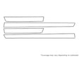 g35 3M Clear Bra Door Cup Precut PPF Diagram