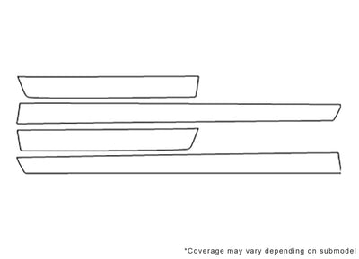 g35 Avery Dennison Clear Bra Door Cup Precut PPF Diagram