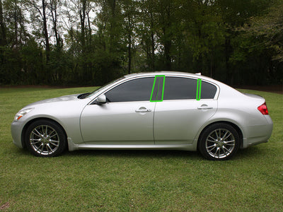 infiniti g35 2007-2008 Pillar Post Trim Installation Location