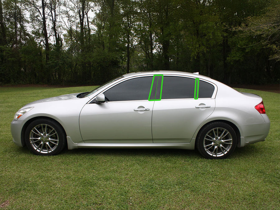 infiniti g35 2007-2008 Pillar Post Trim Installation Location