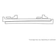 g35 Avery Dennison Clear Bra Door Cup Precut PPF Diagram