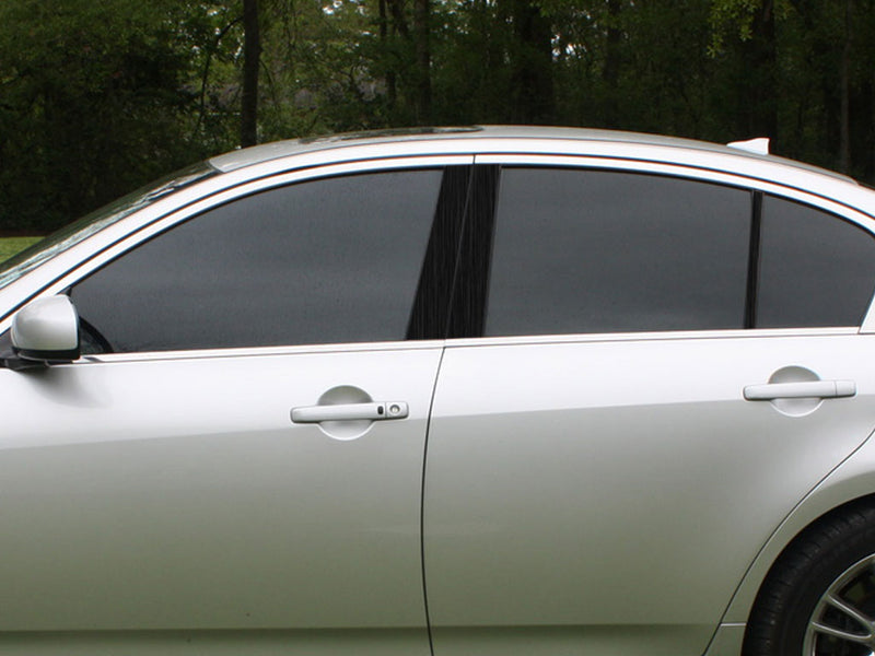 infiniti g35 2007-2008 Brushed Aluminum Black Pillar Cover Diagram