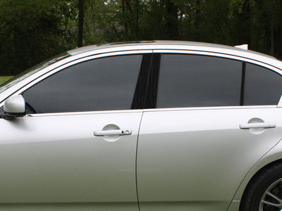 infiniti g35 2007-2008 Brushed Aluminum Black Pillar Cover Diagram