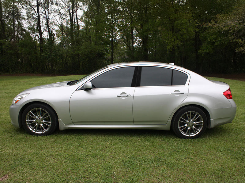 infiniti g35 2007-2008 Brushed Aluminum Black Pillar Trim