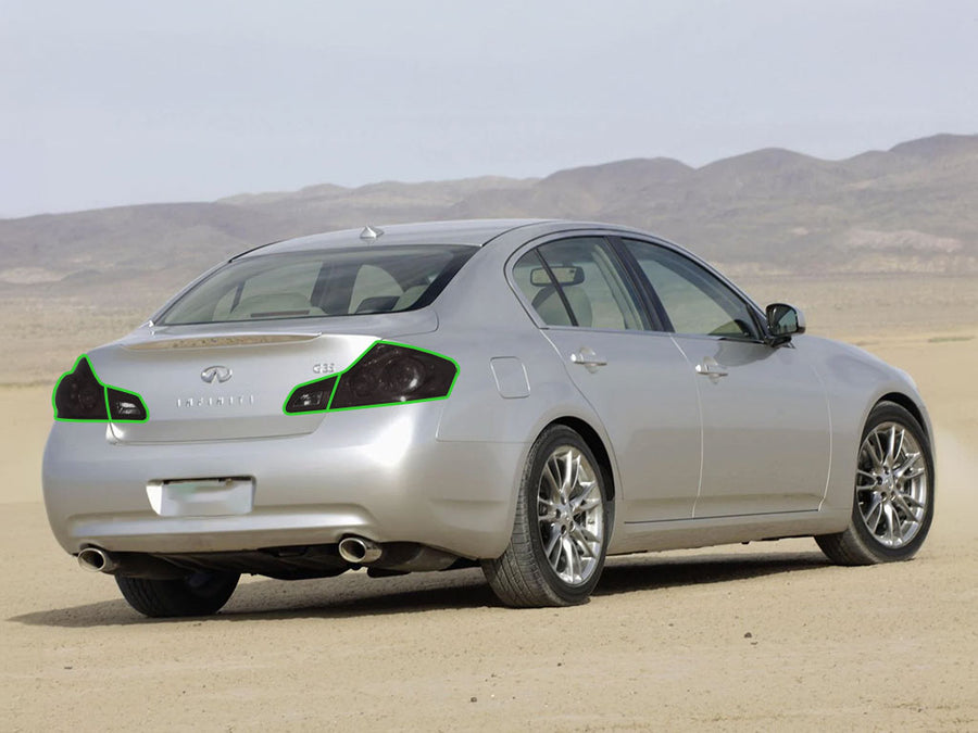 g35 (sedan) Tail Light Tint Installation Points
