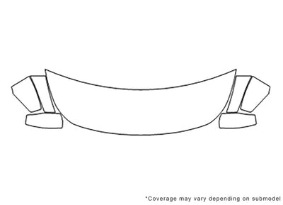 g37 3M Clear Bra Hood Precut PPF Diagram