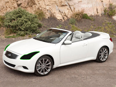 infiniti g37 2009-2013 (convertible) Headlight Tint Location