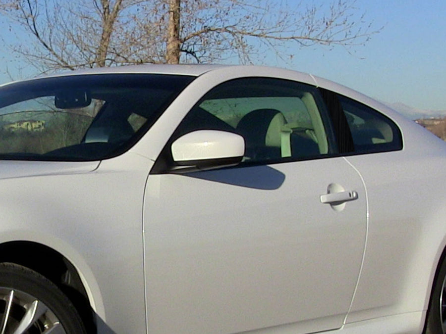 infiniti g37 2009-2013 (sedan) Brushed Aluminum Black Pillar Cover Diagram