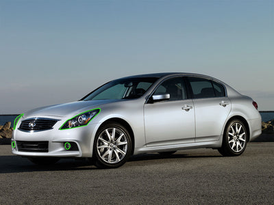 infiniti g37 2010-2013 (sedan) Headlight Protection Installation Location