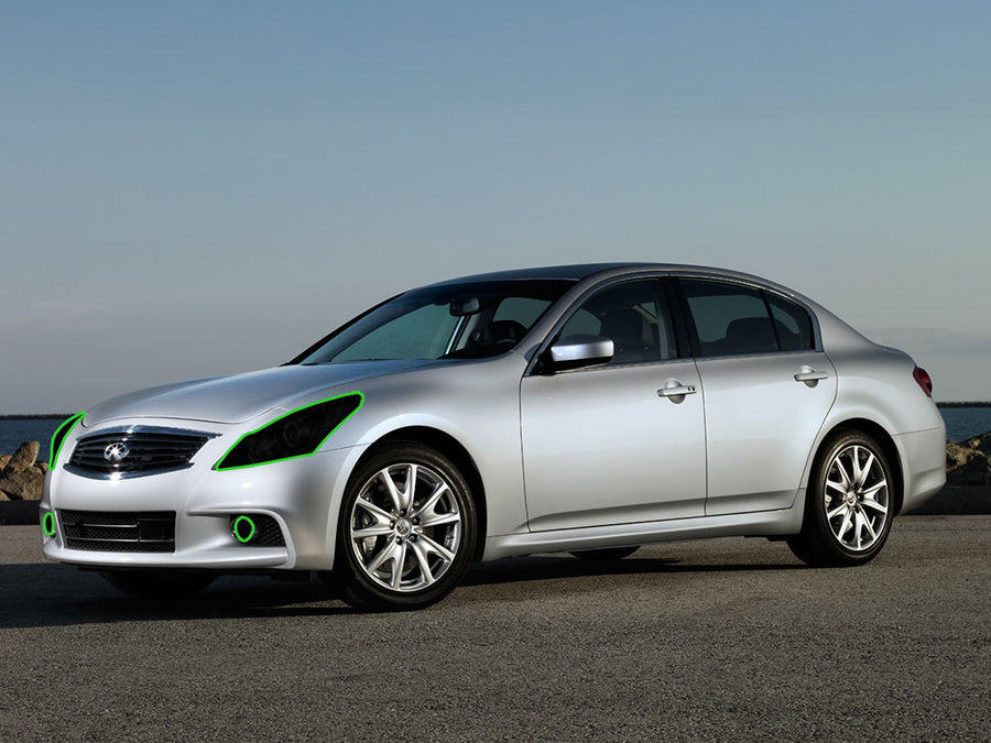 infiniti g37 2010-2013 (sedan) Headlight Tint Location
