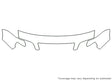 i30 3M Clear Bra Hood Precut PPF Diagram