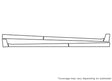 jx35 3M Clear Bra Door Cup Precut PPF Diagram