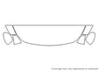 jx35 3M Clear Bra Hood Precut PPF Diagram