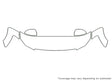 m35 3M Clear Bra Hood Precut PPF Diagram
