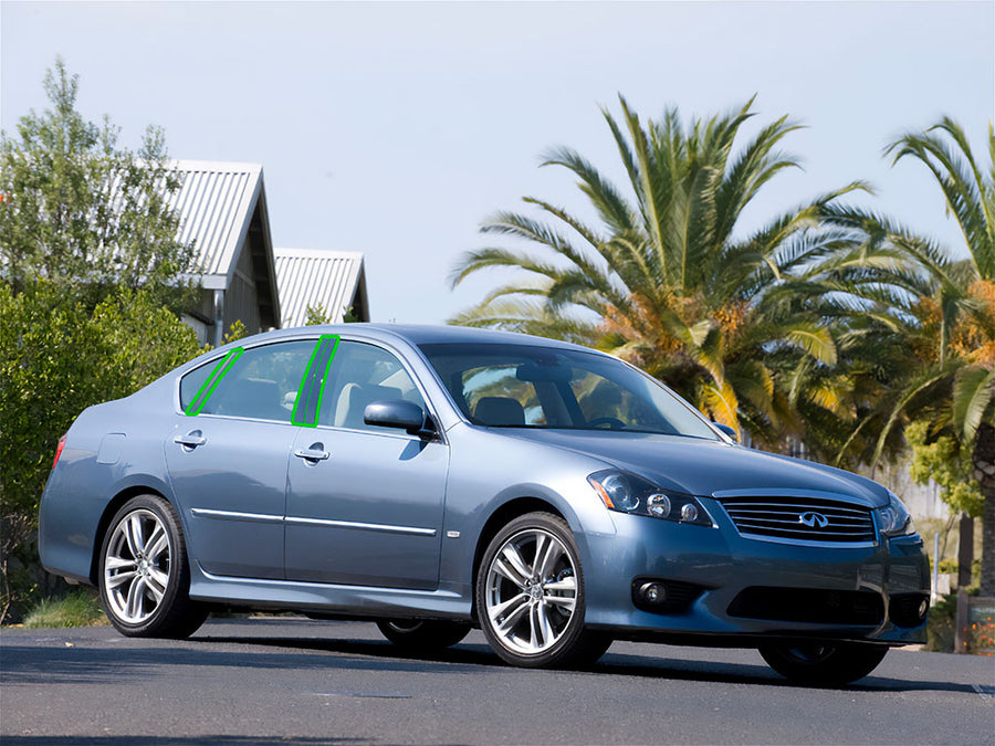 infiniti m35 2006-2010 Pillar Post Trim Installation Location