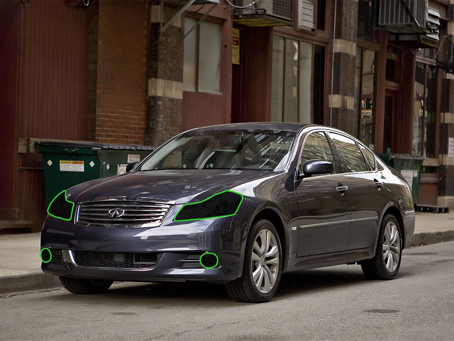 infiniti m35 2006-2010 Headlight Tint Location