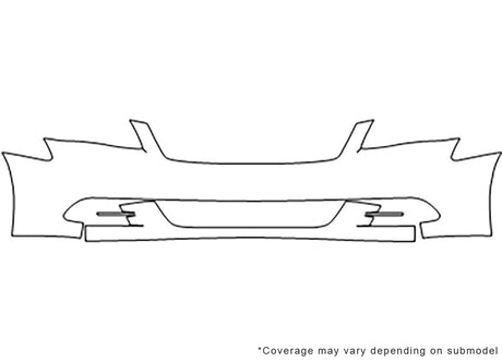 m35 Avery Dennison Clear Bra Bumper Precut PPF Diagram