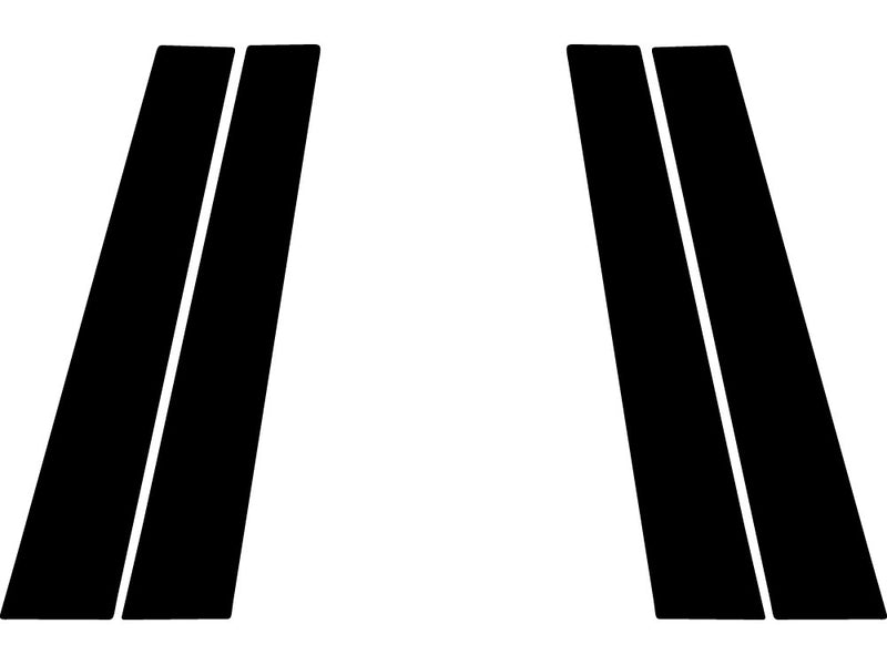 infiniti m37 2011-2013 Carbon Fiber Pillar Trim Diagram