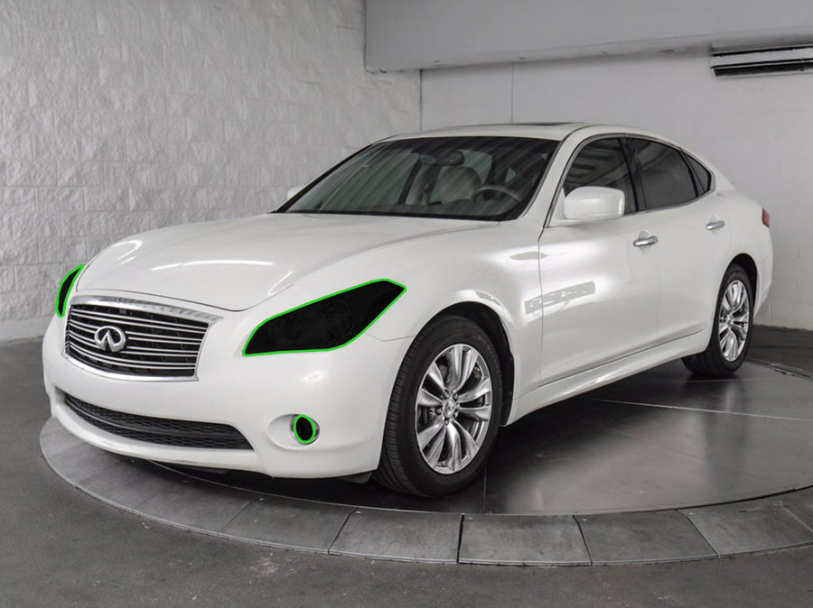 infiniti m37 2011-2013 Headlight Tint Location