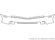 m45 Avery Dennison Clear Bra Bumper Precut PPF Diagram