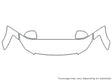 m45 Avery Dennison Clear Bra Hood Precut PPF Diagram