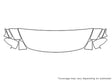 m56 Avery Dennison Clear Bra Hood Precut PPF Diagram