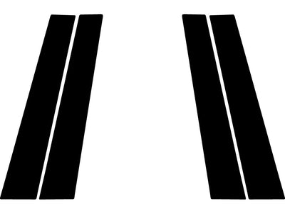 infiniti m56 2011-2013 Carbon Fiber Pillar Trim Diagram
